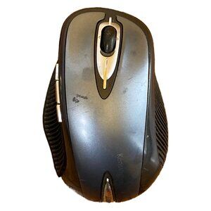 Kensington Pro Fit Full-Size Wireless Laser Mouse Black/Silver Ergonomic Design